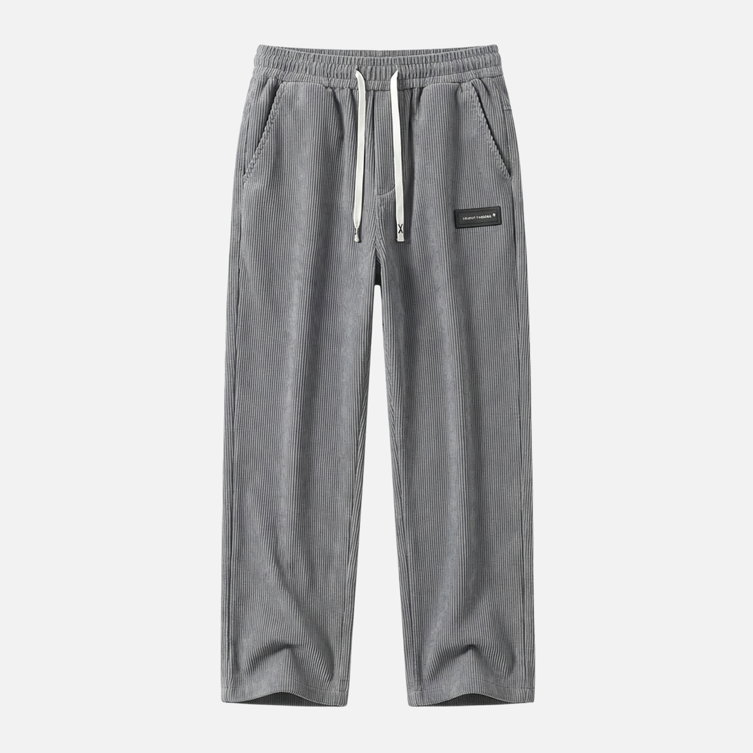 Leichte Casual Cordhose mit Kordelzug und Taschen für Herren