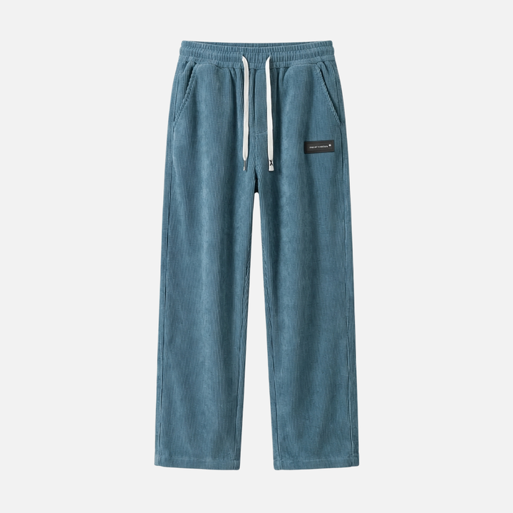 Leichte Casual Cordhose mit Kordelzug und Taschen für Herren