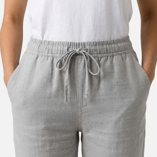 Leichte Sommer Leinenhose mit Stretch Regular Fit für Damen
