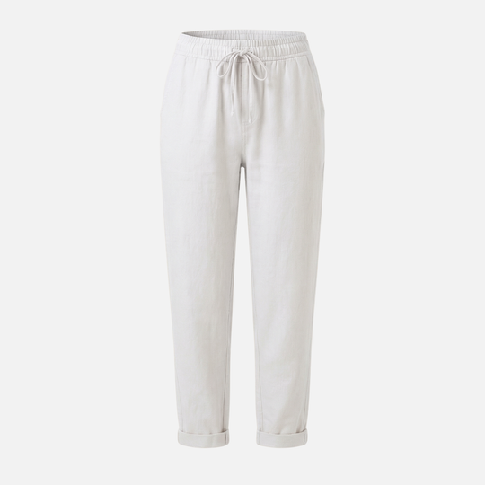 Leichte Sommer Leinenhose mit Stretch Regular Fit für Damen