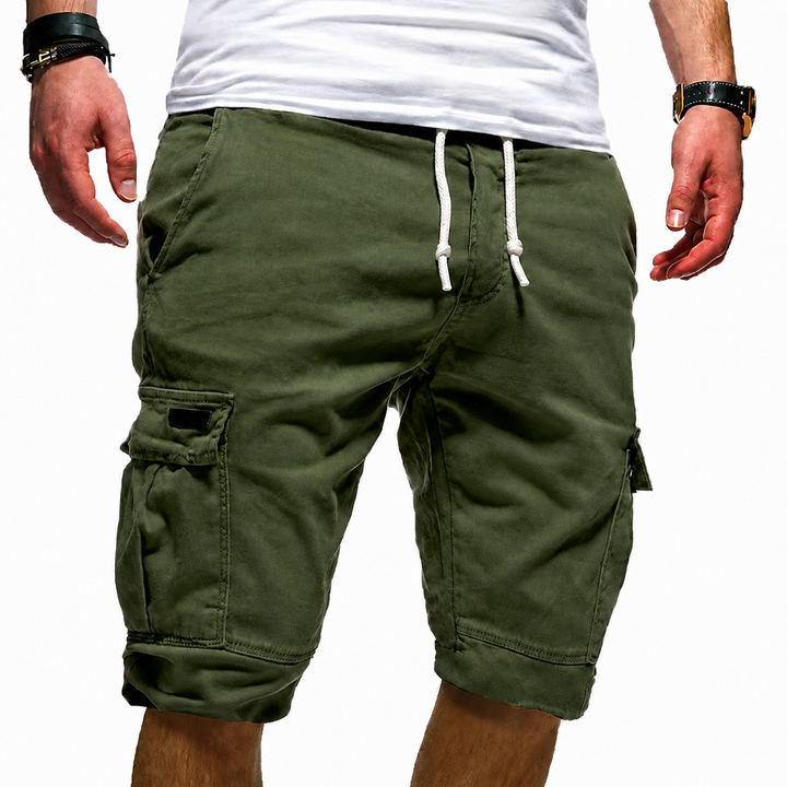 Leichte Cargo Shorts fuer sommerliche Wanderungen fuer Herren 6