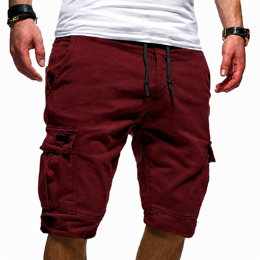 Leichte Cargo Shorts fuer sommerliche Wanderungen fuer Herren 8