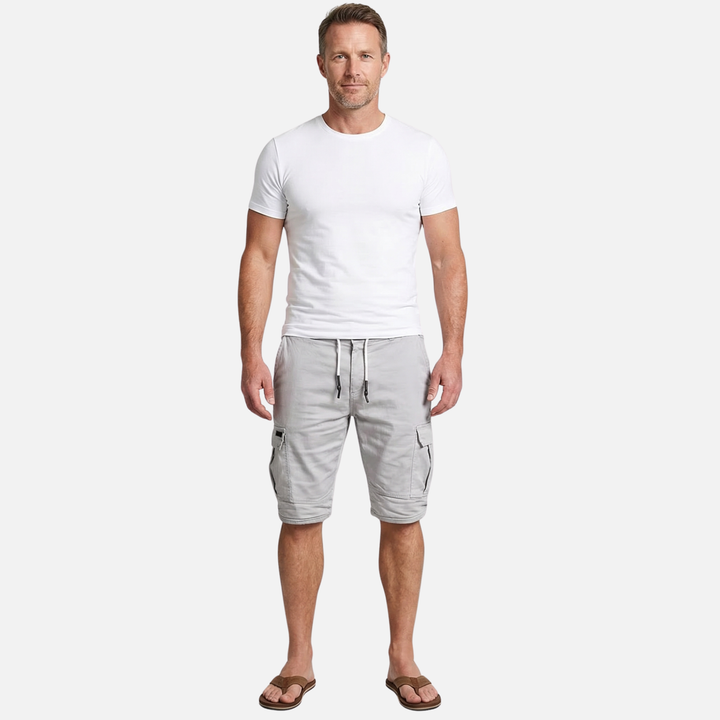 Leichte Casual Cargo Shorts mit Kordelzug für Herren
