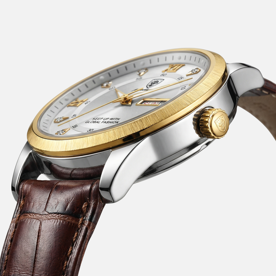 Leuchtende Uhr im Militärstil für Herren