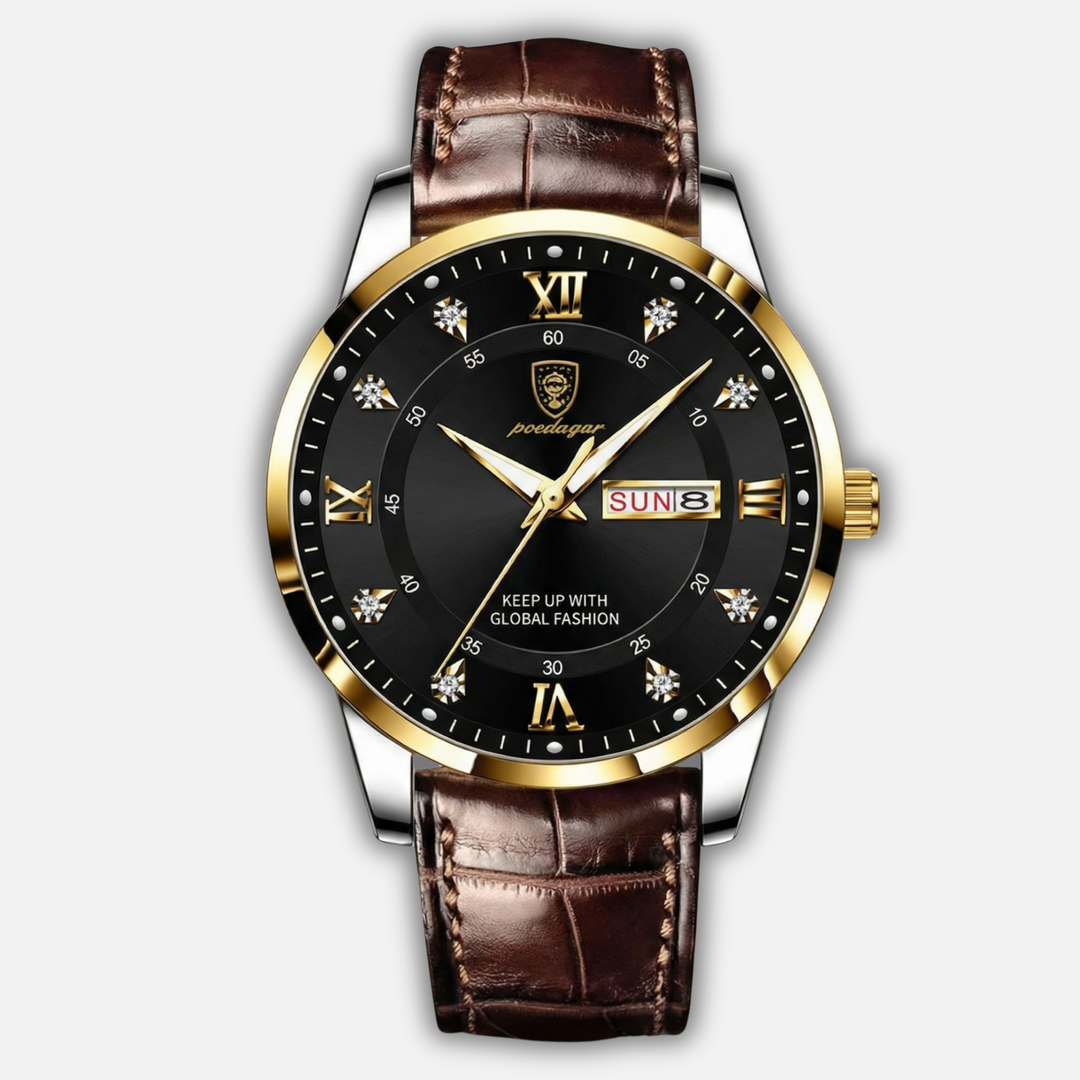 Leuchtende Uhr im Militärstil für Herren 