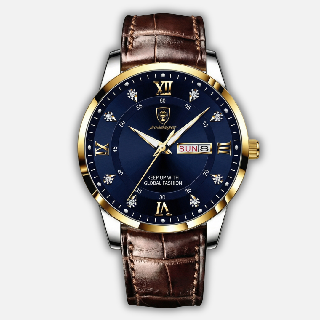 Leuchtende Uhr im Militärstil für Herren