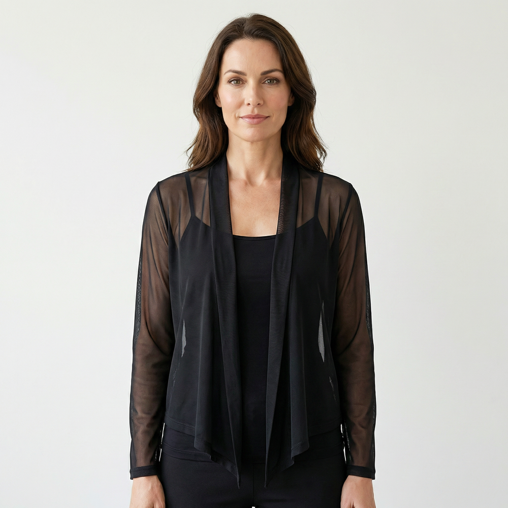 Leichte_Damen_Strickjacke_mit_Wasserfallkragen_2