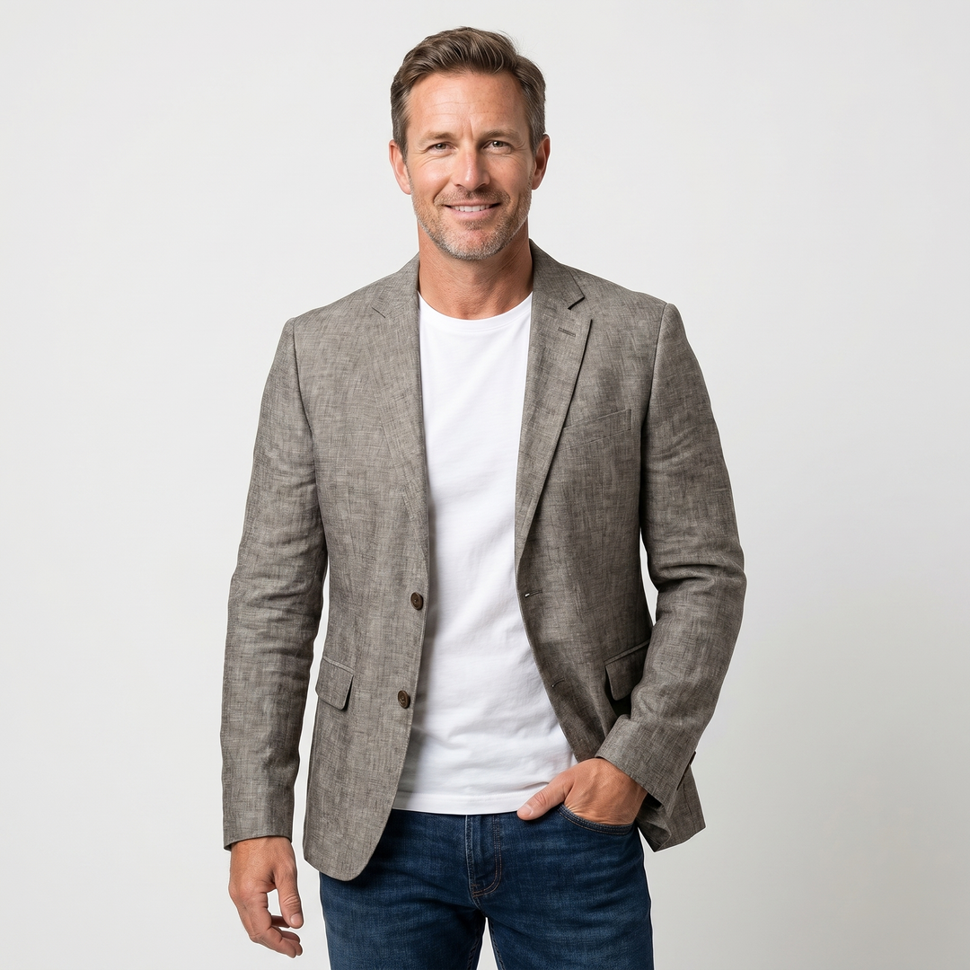 Blazer_aus_Leinen_f_r_Herren_mit_klassischem_Revers_und_zwei_Kn_pfen_6