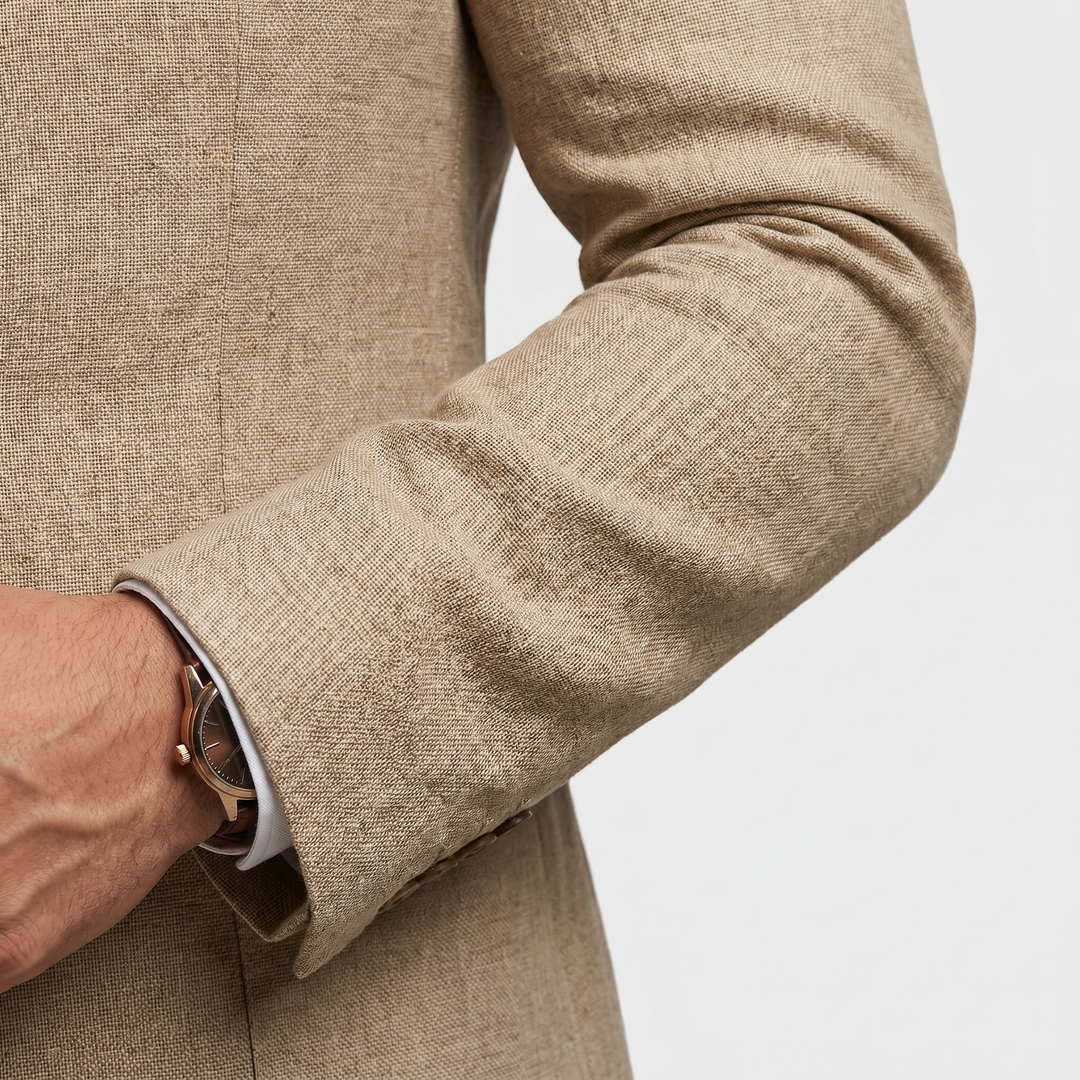 Blazer_aus_Leinen_f_r_Herren_mit_klassischem_Revers_und_zwei_Kn_pfen_9
