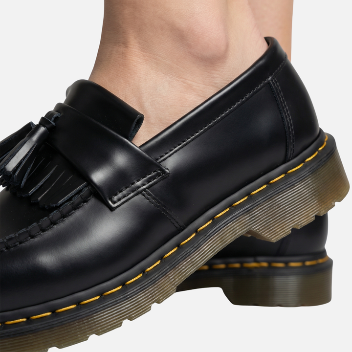 Loafers with Tassel Detail and Polished Surface for Men