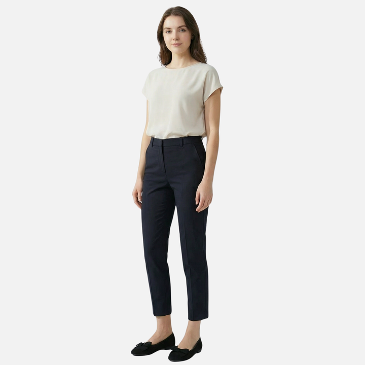 Loafers with Bow Detail and Rounded Toe for Women