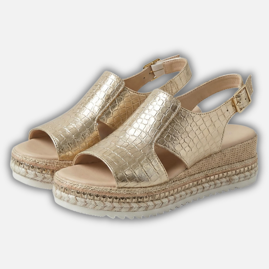 Offene Sandalen mit verstellbarem Riemen für Frauen