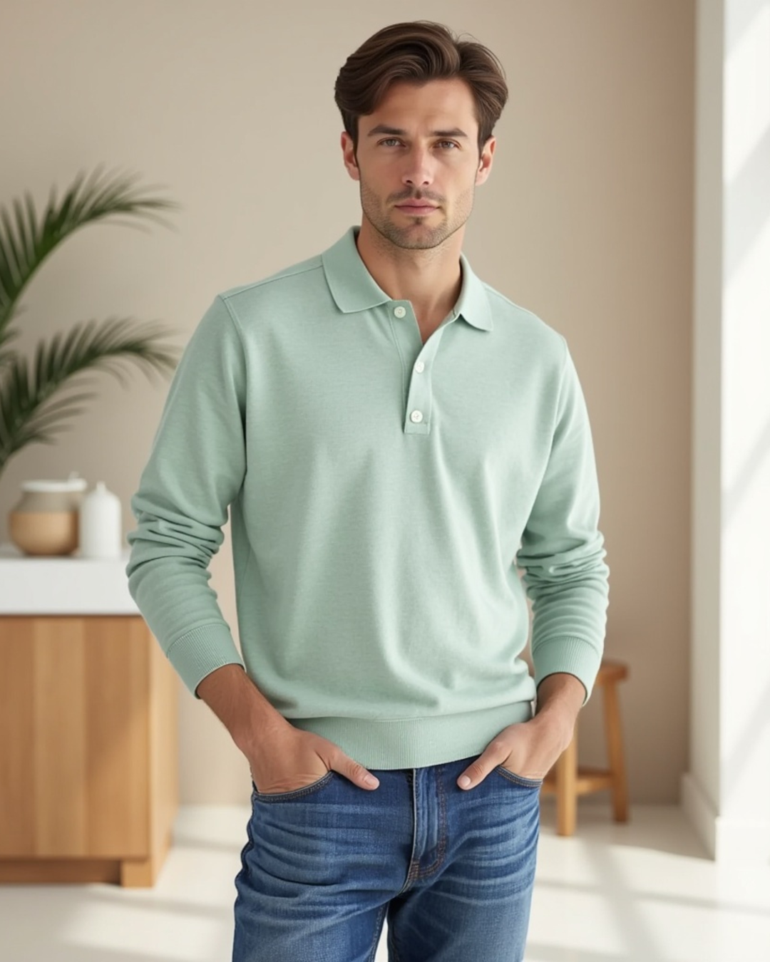 Cecole_Langarm_Poloshirt_mit_Knopfleistenkragen_f_r_Herren_4