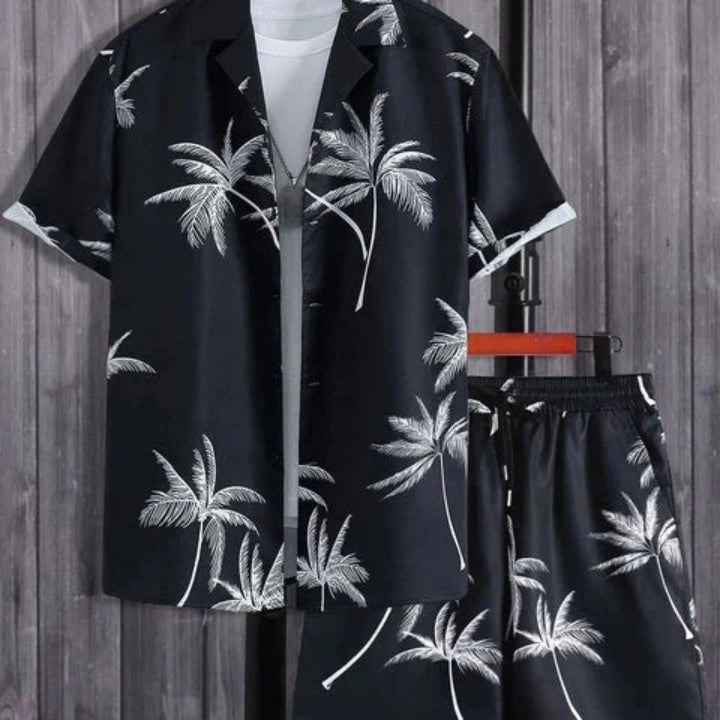 Męski zestaw z motywem palm | Lato