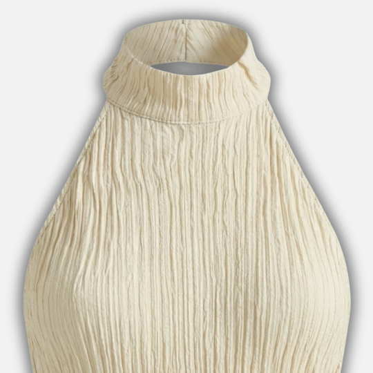 Plissee Set mit Neckholder-Ausschnitt für Damen