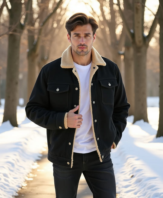 Regular Fit Jacke mit Brustklappen für Männer