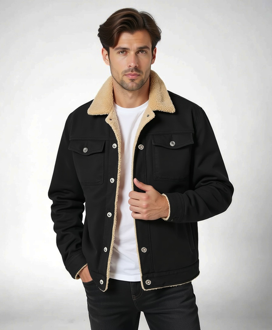 Regular Fit Jacke mit Brustklappen für Männer
