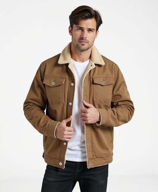 Regular Fit Jacke mit Brustklappen für Männer