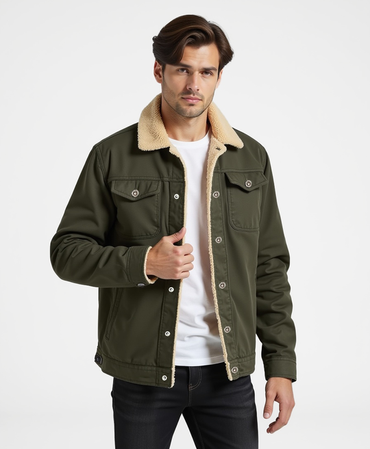 Regular Fit Jacke mit Brustklappen für Männer