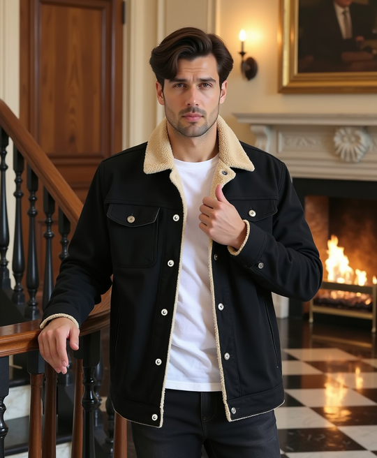 Regular Fit Jacke mit Brustklappen für Männer