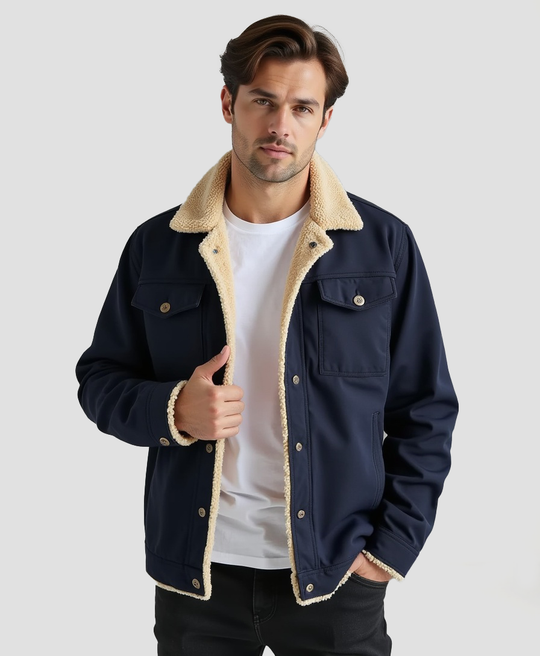Regular Fit Jacke mit Brustklappen für Männer