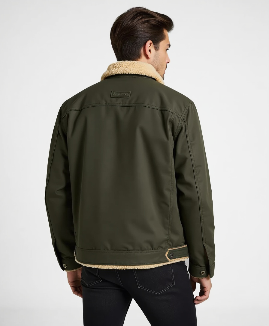 Regular Fit Jacke mit Brustklappen für Männer