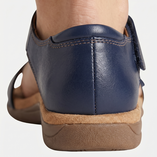Sandalen mit verstellbaren Riemen und gepolsterter Sohle für Damen
