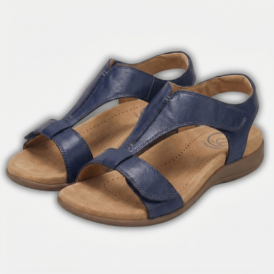 Sandalen mit verstellbaren Riemen und gepolsterter Sohle für Damen