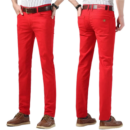 Schlanke Passform-Hose für Herren | Chino