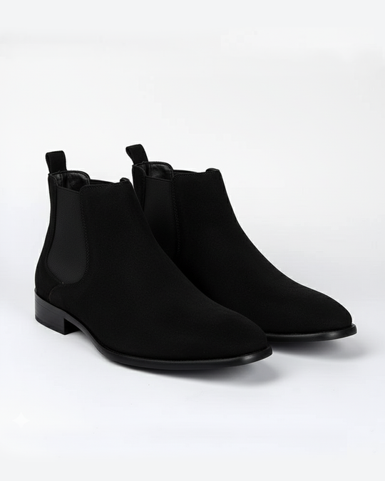 Chelsea Boots aus Veloursleder mit Seiteneinsätzen für Herren
