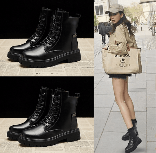 Hochgeschnittene Damenstiefel | Winter