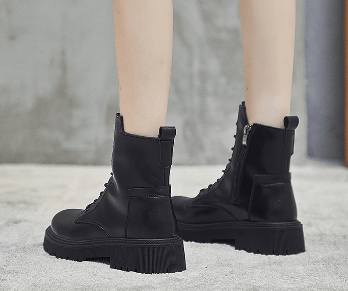 Hochgeschnittene Damenstiefel | Winter