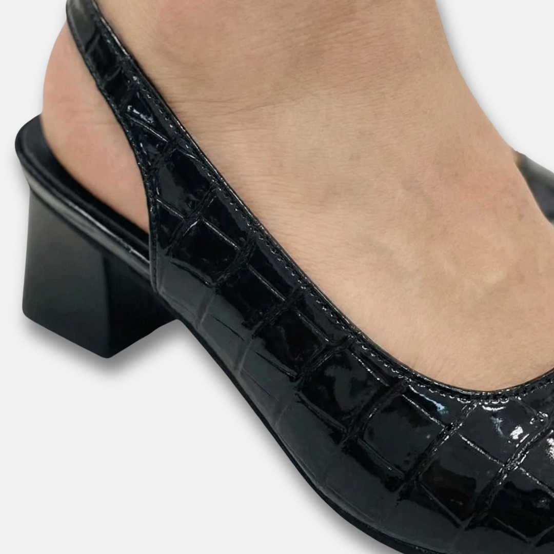 Slingback Pumps mit Blockabsatz für Damen