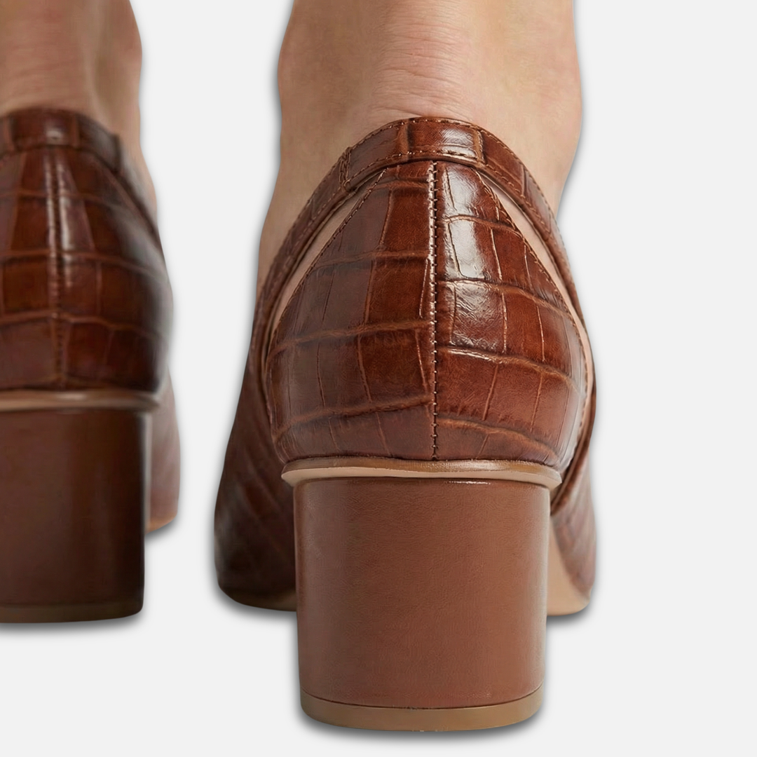 Slingback Pumps mit Blockabsatz für Damen