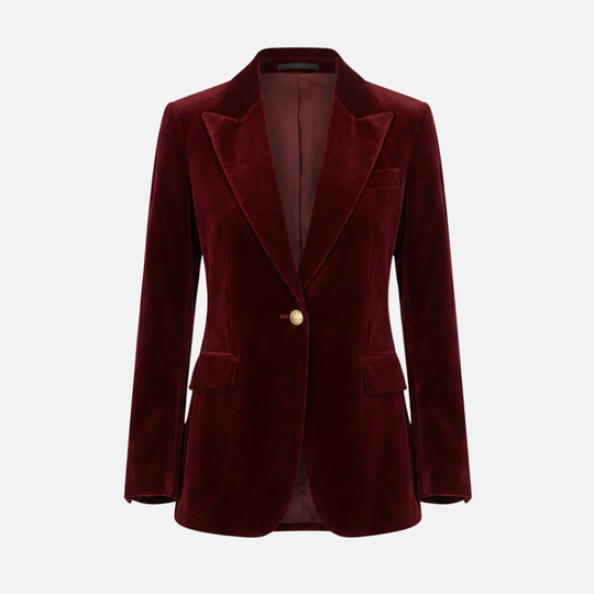 Strukturierter Blazer mit Pattentaschen für Frauen