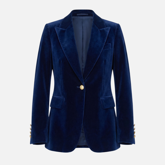 Strukturierter Blazer mit Pattentaschen für Frauen