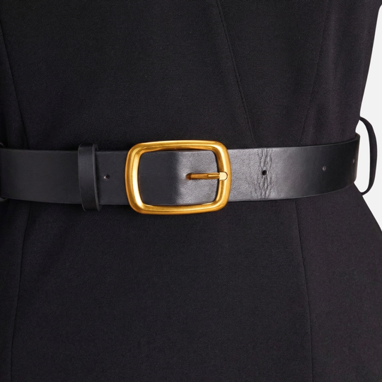 Taillierter Kleid mit Gürtel an der Taille für Frauen