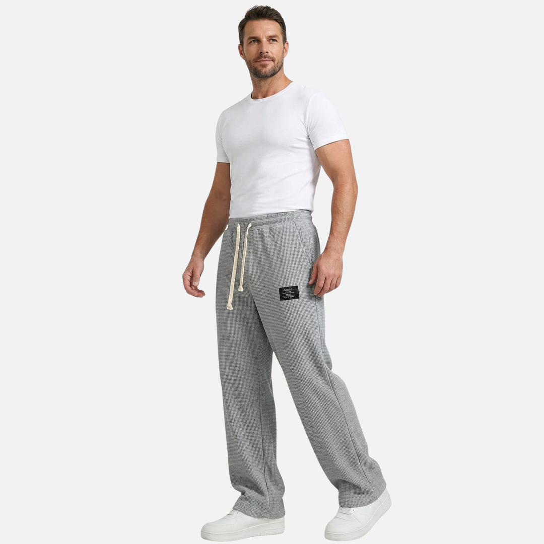 Texturierter Hose mit Elastischem Bund für Männer