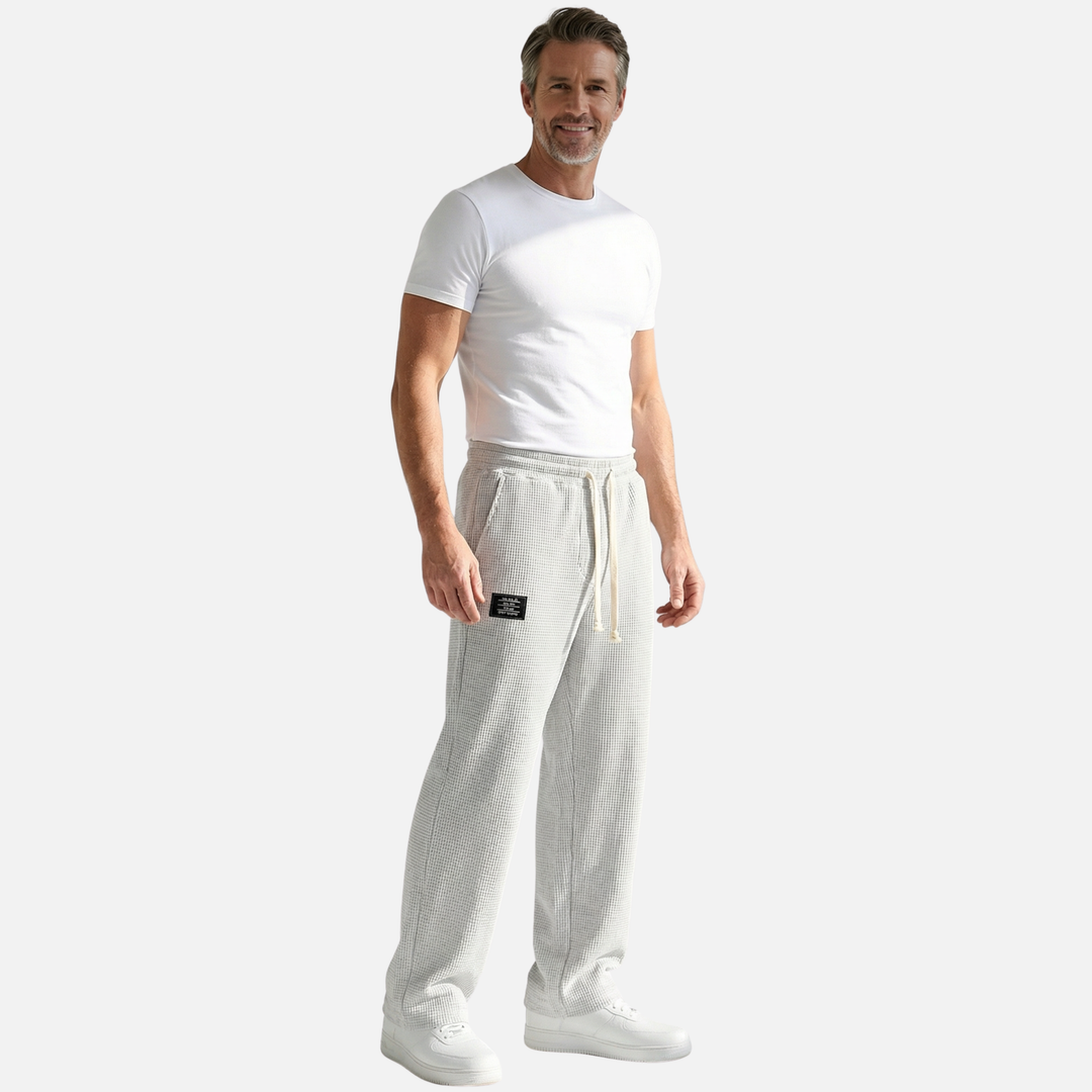 Texturierter Hose mit Elastischem Bund für Männer