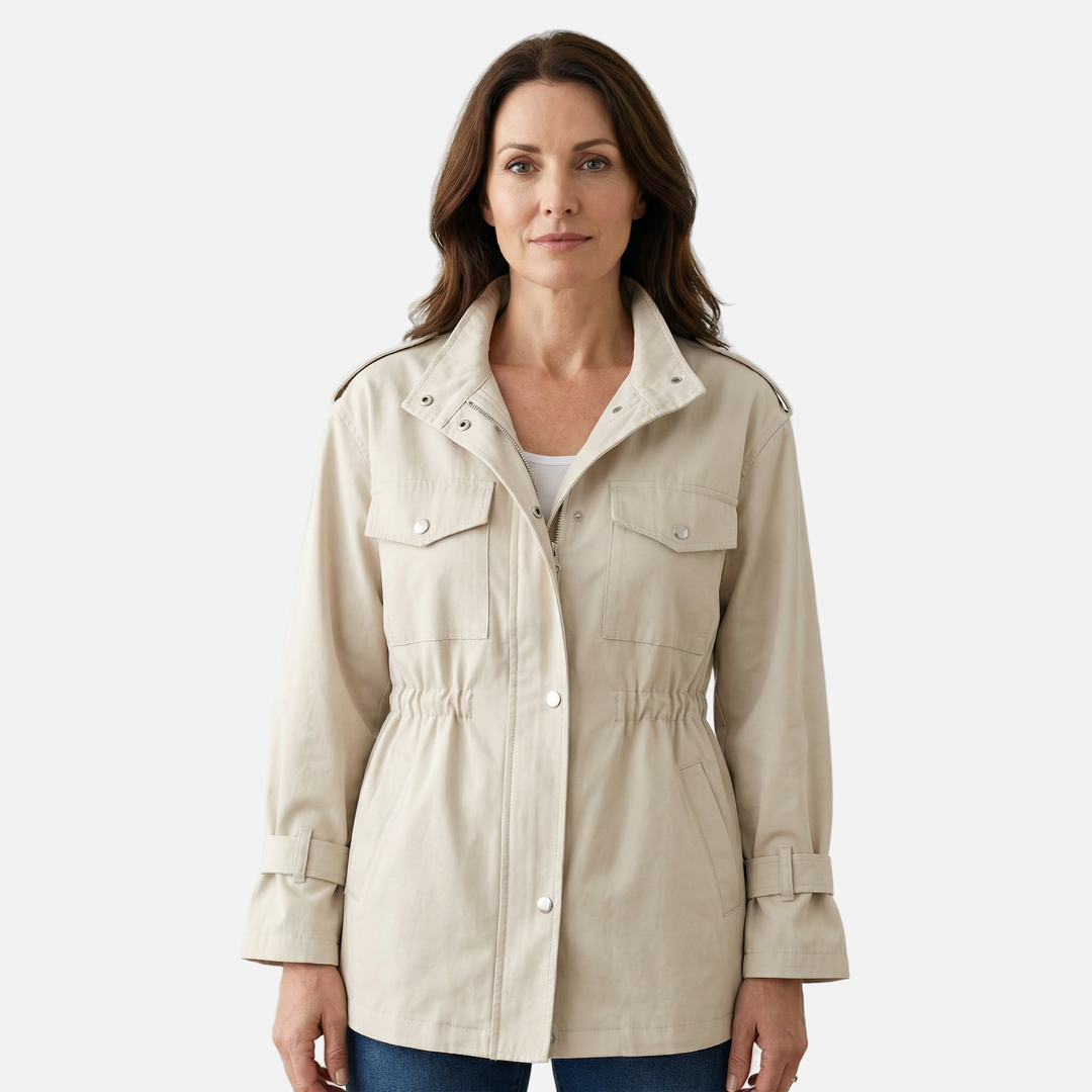 Stylische_Damen_Twill_Utility_Jacke_mit_Stehkragen_und_Cargotaschen_2