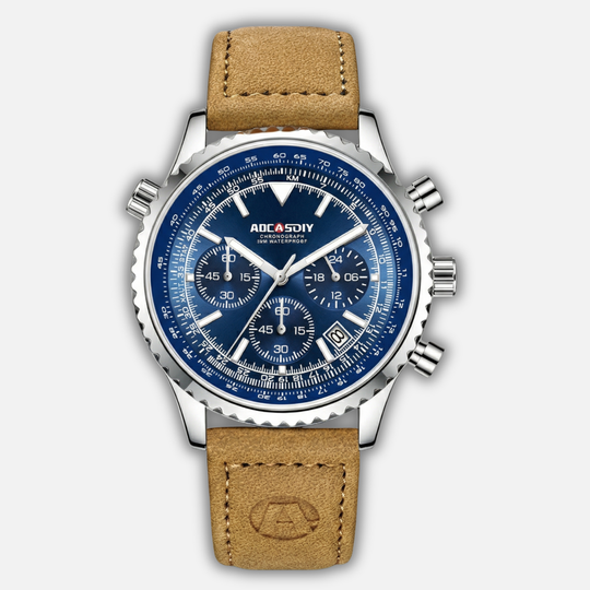 Wasserdichte Chronograph-Uhr mit mehreren Zifferblättern für Männer