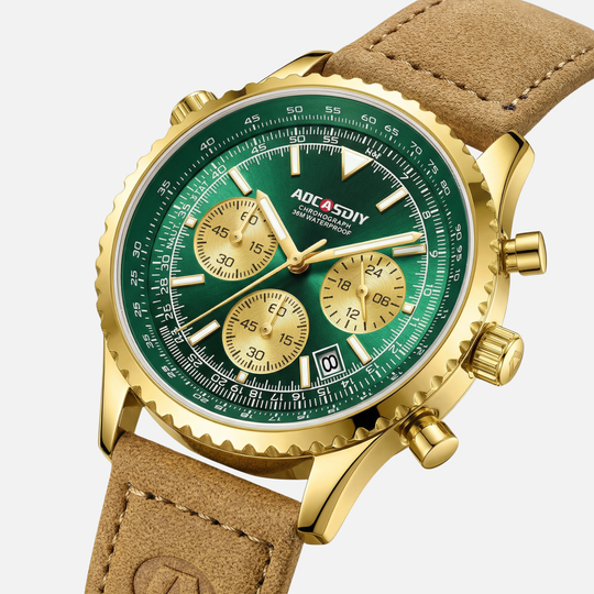 Wasserdichte Chronograph-Uhr mit mehreren Zifferblättern für Männer