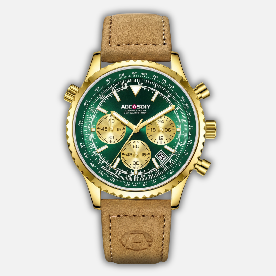 Wasserdichte Chronograph Uhr mit Datumsfunktion für Herren