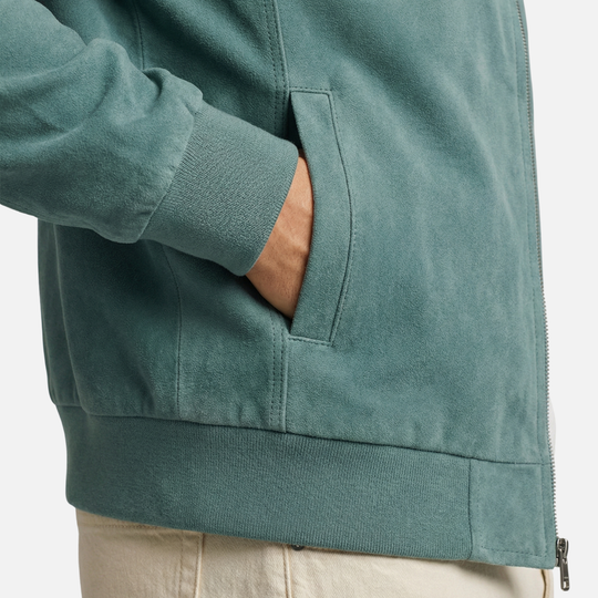 Weiche Bomberjacke mit Reißverschluss für Männer