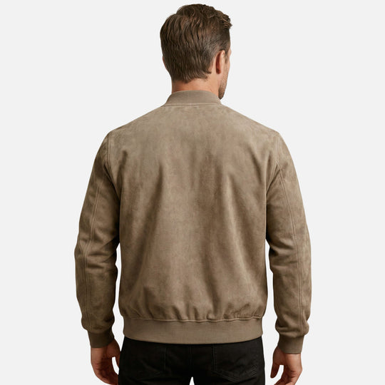 Weiche Bomberjacke mit Reißverschluss für Männer