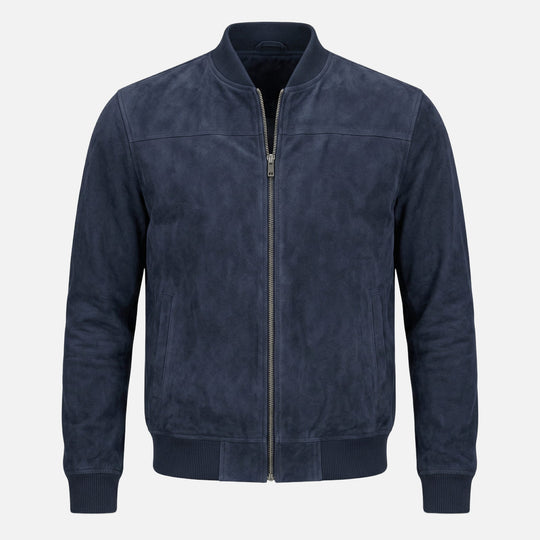 Weiche Bomberjacke mit Reißverschluss für Männer