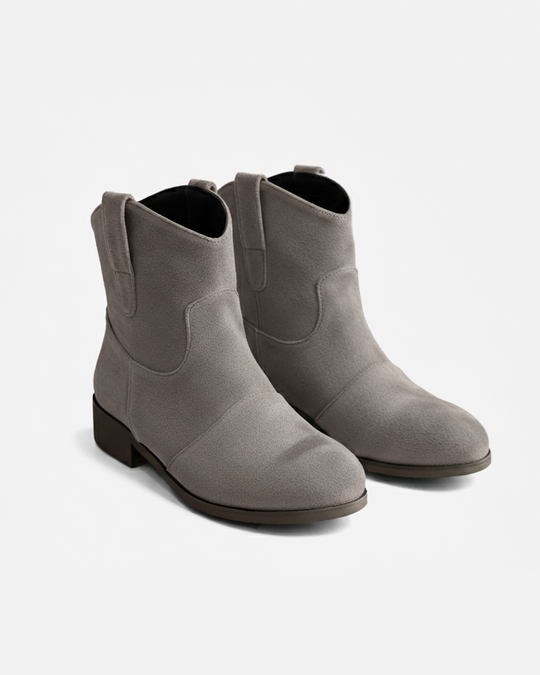 Weiches Stiefelette mit Schlupfdetails für Frauen