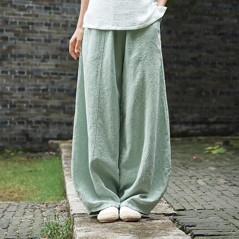 Weite luftige Hose für Damen | Weite beine