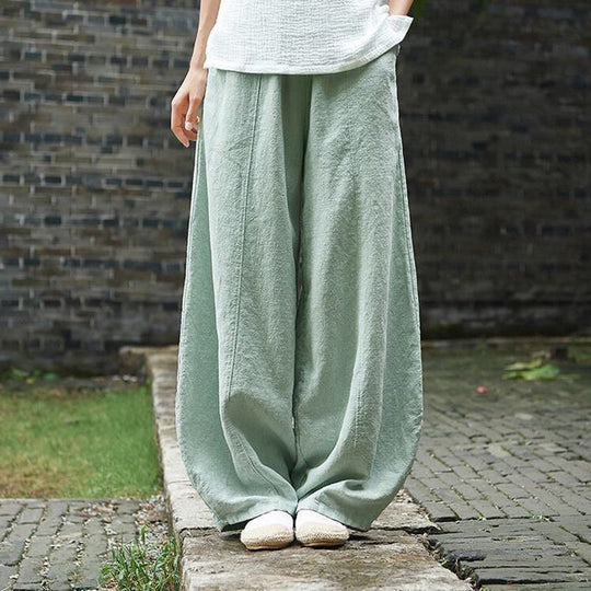 Weite luftige Hose für Damen | Weite beine