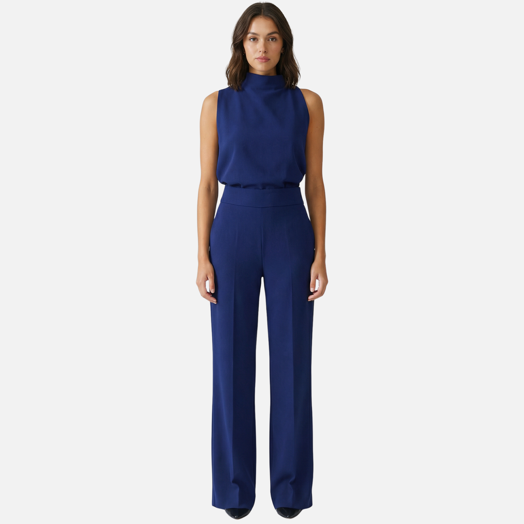 Weit geschnittenes Jumpsuit mit Neckholder für Damen
